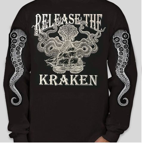 Release The Kraken long sleeves
