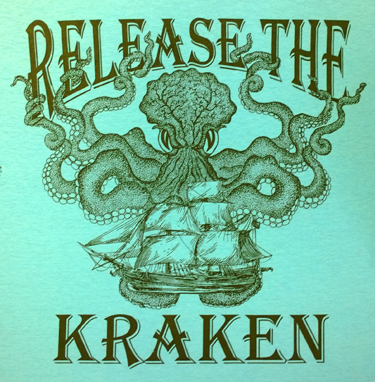 release the kraken scuba blue