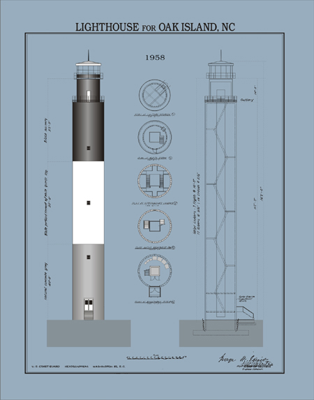 Oak island Lighthouse Plans