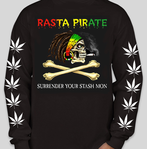 Rasta Pirate Long Sleeves