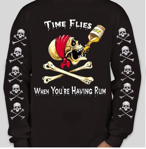 time flies long sleeve