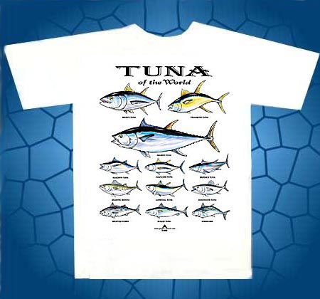 tuna of the world t-shirt